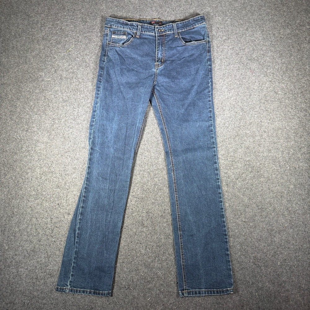 Diesel Industry Mens Blue Straight Leg Denim Jeans Size 36 Made in Italy 13223